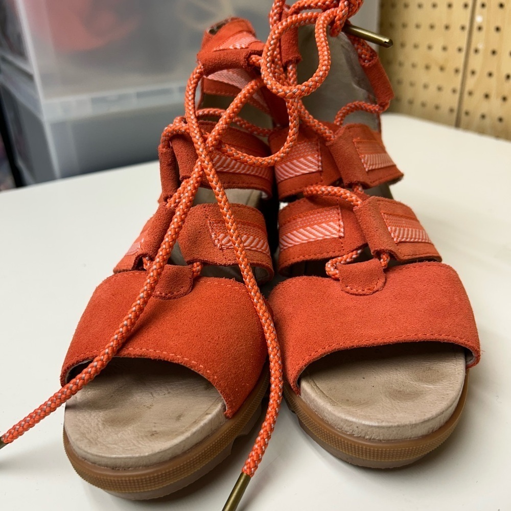 Sorel Joanie Women's Orange Wedges